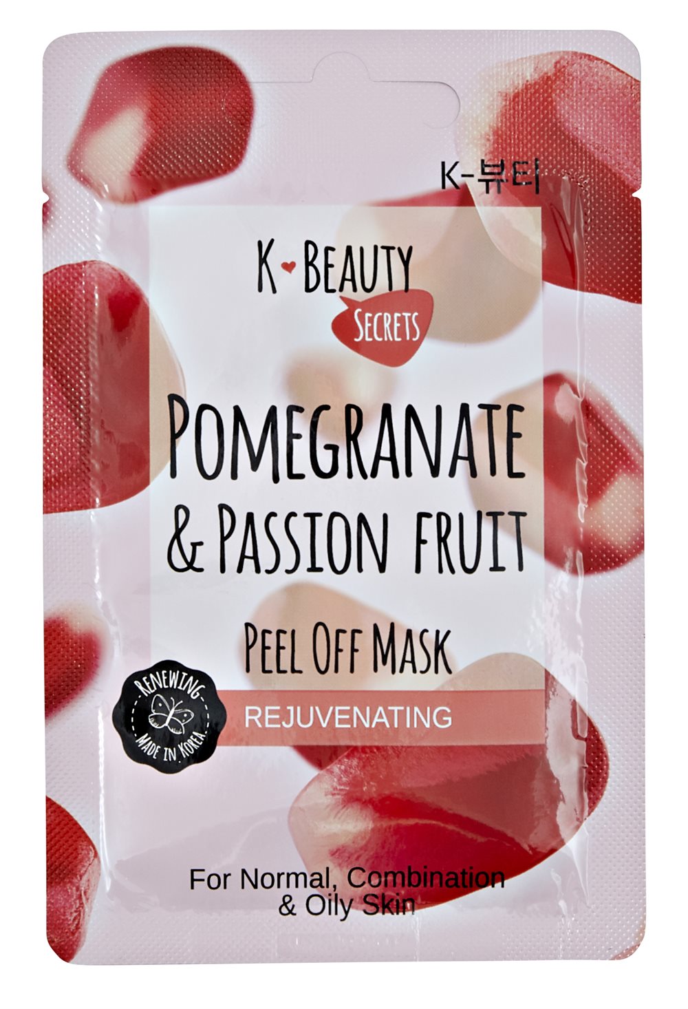 K-Beauty Secrets Pomegranate & Passionfruit Peel Off Mask