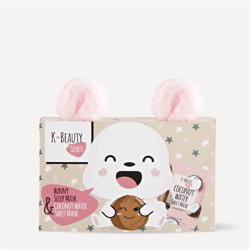 K-Beauty Secrets Bunny Sleep Mask Set